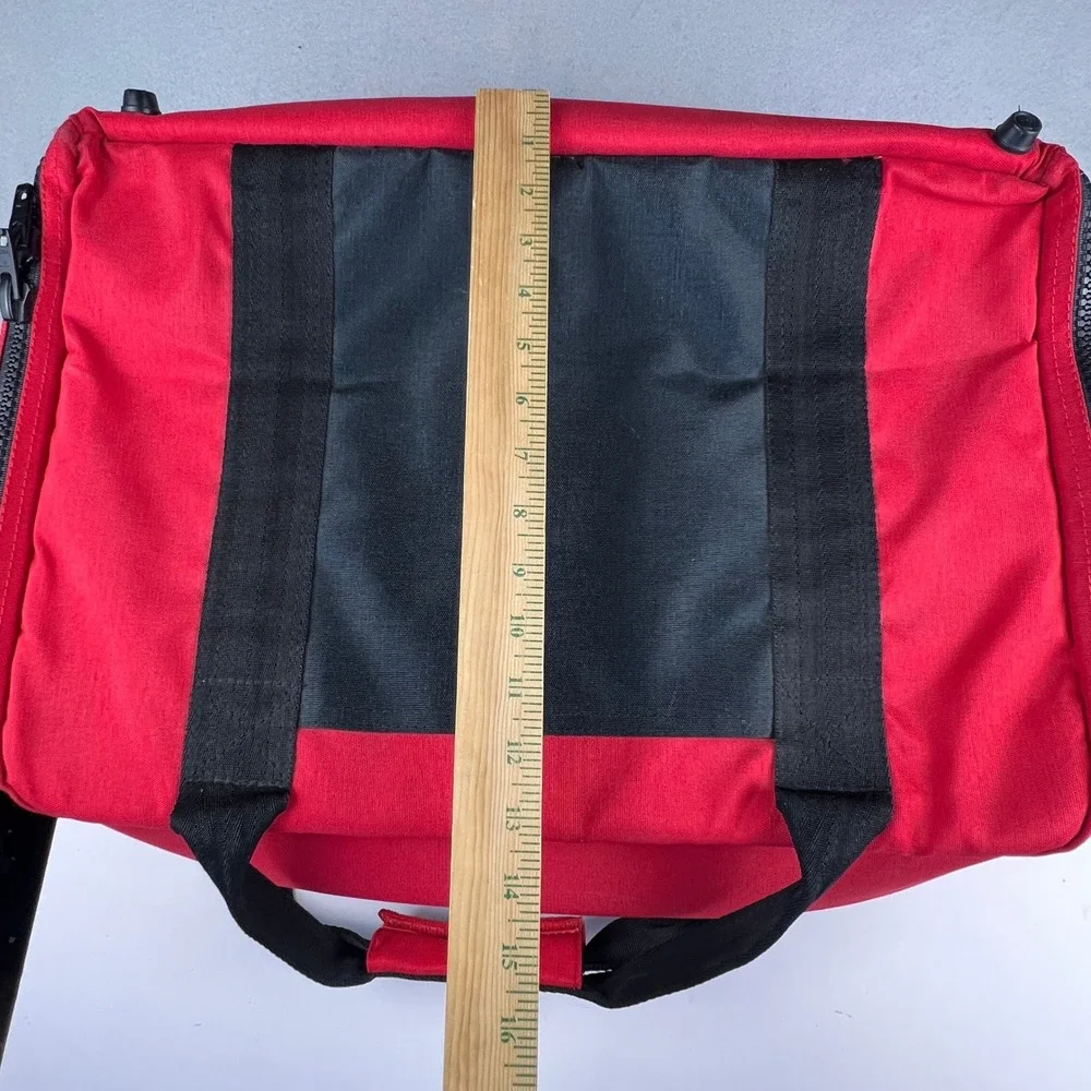 Wenoka Dive-Pac Scuba Gear Bag OS Red Black Vintage Canvas Travel Duffle